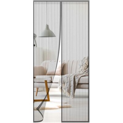 GEEZY - Magnetic Mesh Insect Curtain - Grey - Mesh - Curtain Screen GEEZY - Magnetic Mesh Insect Curtain - Grey - Mesh - Curtain Screen