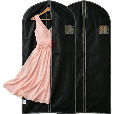 GEEZY - Zip Up Hanging Garment Bag - 2 Pcs GEEZY - Zip Up Hanging Garment Bag - 2 Pcs
