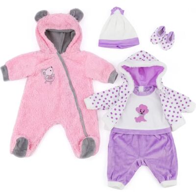Bibi - Doll Clothes Set Design 2 - 2 outfits - 18 inch - Doll Clothes Set Bibi - Doll Clothes Set Design 2 - 2 outfits - 18 inch - Doll Clothes Set
