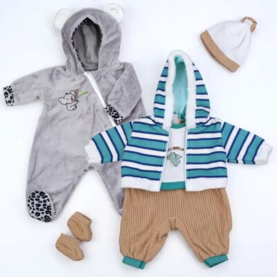 Bibi - Boy Doll Clothes Set - 18 inch - Doll Clothes Set Bibi - Boy Doll Clothes Set - 18 inch - Doll Clothes Set