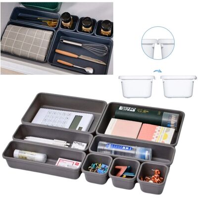 GEEZY - Home Basics - 8 Piece - Organizer Set GEEZY - Home Basics - 8 Piece - Organizer Set