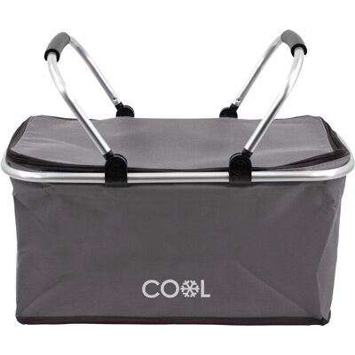 GEEZY - GEEZY 35 L - Grey - Folding - Insulated Cooler Bag GEEZY - GEEZY 35 L - Grey - Folding - Insulated Cooler Bag