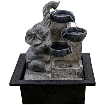 GEEZY - Elephant Fountain - LED Lights - Indoor - Water Feature GEEZY - Elephant Fountain - LED Lights - Indoor - Water Feature