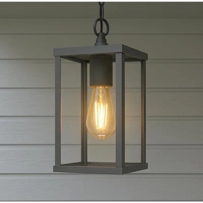 CGC Lighting Sienna Black Outdoor Porch Lantern - Outdoor Porch Lantern CGC Lighting Sienna Black Outdoor Porch Lantern - Outdoor Porch Lantern