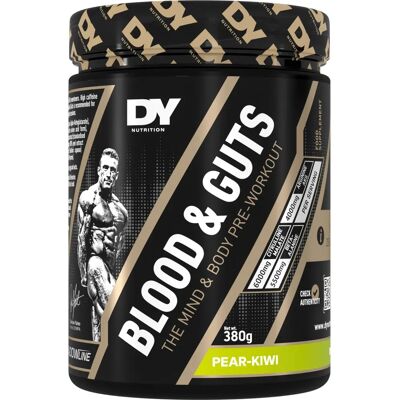 Dorian Yates Blood and Guts - Przedtreningówka Gruszka Kiwi 380g Dorian Yates Blood and Guts - Przedtreningówka Gruszka Kiwi 380g