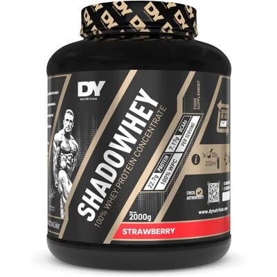 Dorian Yates Shadowhey Strawberry Protein - 2000g Dorian Yates Shadowhey Strawberry Protein - 2000g