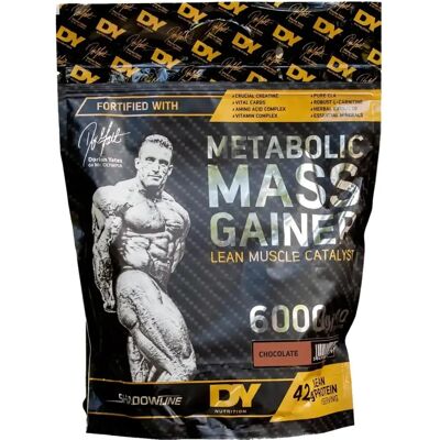 Dorian Yates Metabolic Mass Gainer - Czekolada - 6000g Wsparcie Dorian Yates Metabolic Mass Gainer - Czekolada - 6000g Wsparcie