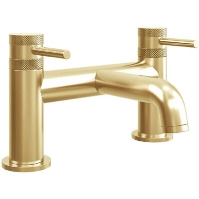 Hydros - Core - Brushed Brass - Modern Round - Bath Filler Hydros - Core - Brushed Brass - Modern Round - Bath Filler