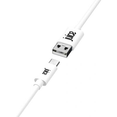 Juice - JUI-CABLE-TYPEC-2M-RND-ECO-WHT - Type-C - Cable Juice - JUI-CABLE-TYPEC-2M-RND-ECO-WHT - Type-C - Cable
