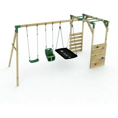Rebo - Halley - Green - Monkey Bars - Swing Set Rebo - Halley - Green - Monkey Bars - Swing Set