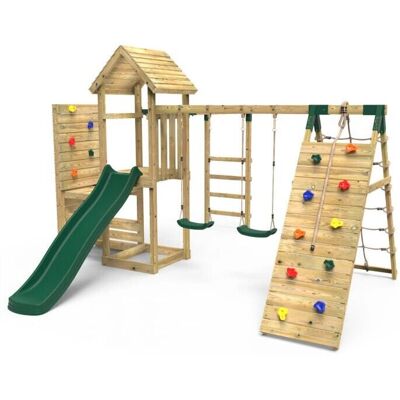 Dolomite+ - Rebo - Wood - Vertical Rock Wall - Climbing Frame Dolomite+ - Rebo - Wood - Vertical Rock Wall - Climbing Frame