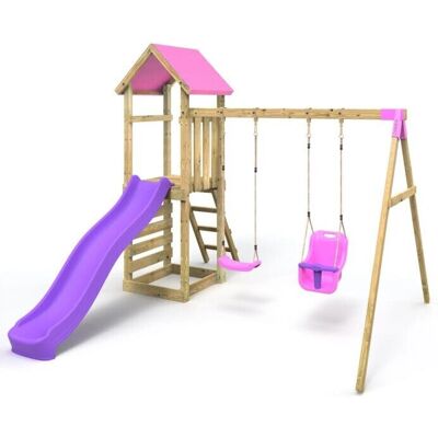 Rebo - Adventure - Pink - Wooden - Playset Rebo - Adventure - Pink - Wooden - Playset