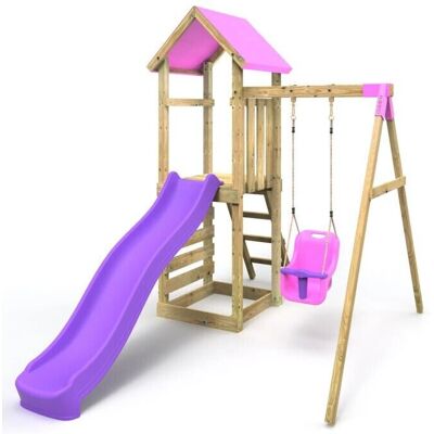 Rebo - Adventure - Rosa Pink - Wooden - Playset Rebo - Adventure - Rosa Pink - Wooden - Playset