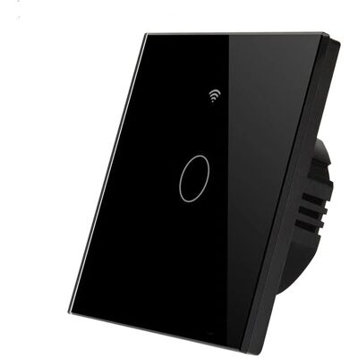 ENER-J Smart Touch Switch - Black - 1 Gang - No Neutral - Smart Home ENER-J Smart Touch Switch - Black - 1 Gang - No Neutral - Smart Home