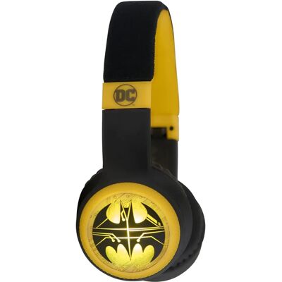 Batman Wireless Headphones - LED, Foldable, On-Ear Batman Wireless Headphones - LED, Foldable, On-Ear