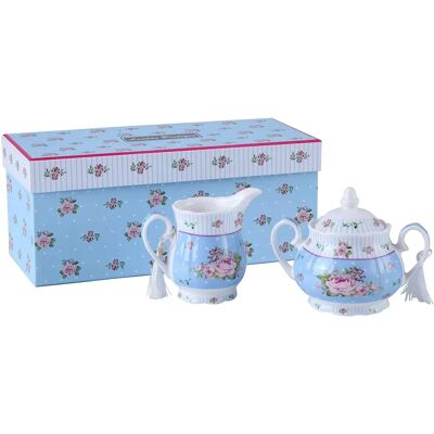 Brand Model Blue and Pink Tea Set - Tea Set Brand Model Blue and Pink Tea Set - Tea Set
