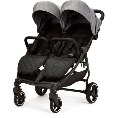 Poussette double Ickle Bubba Venus - Space Grey - Publicité Poussette double Ickle Bubba Venus - Space Grey - Publicité