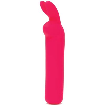 Happy Rabbit Herlaadbare Siliconen Konijnen Oren Bullet Vibrator - Roze Happy Rabbit Herlaadbare Siliconen Konijnen Oren Bullet Vibrator - Roze
