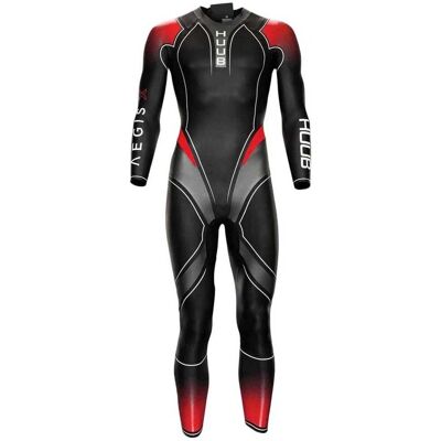 HUUB Aegis X 3.5 Wetsuit - Black/Red - Men's HUUB Aegis X 3.5 Wetsuit - Black/Red - Men's