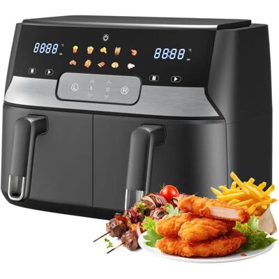 Nebula Dual Digital Air Fryer - Double Drawer Design, 9L Capacity Nebula Dual Digital Air Fryer - Double Drawer Design, 9L Capacity