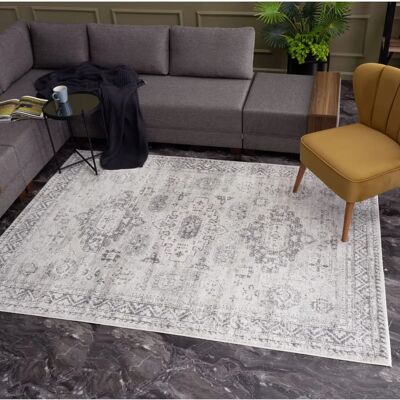 THE RUGS Montana Collection Vintage Grey Rug - 4050 160x230cm THE RUGS Montana Collection Vintage Grey Rug - 4050 160x230cm