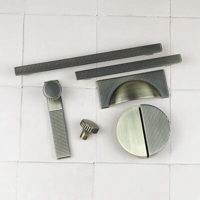 Handle & Home - Ribbed Bar Cup - Knob Handle & Home - Ribbed Bar Cup - Knob