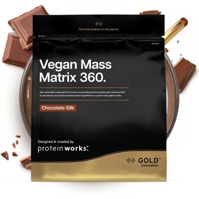 The Protein Works Vegan Mass Gainer - Chocolate Silk - High Calorie Vegan Protein Powder The Protein Works Vegan Mass Gainer - Chocolate Silk - High Calorie Vegan Protein Powder