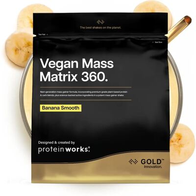 The Protein Works Vegan Mass Gainer Extreme Banana Smooth - Mass Gainer The Protein Works Vegan Mass Gainer Extreme Banana Smooth - Mass Gainer