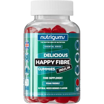 Nutrigums NutriFiber Inulina Prebiotyczne Gumy - Wsparcie mikrobiomu Nutrigums NutriFiber Inulina Prebiotyczne Gumy - Wsparcie mikrobiomu