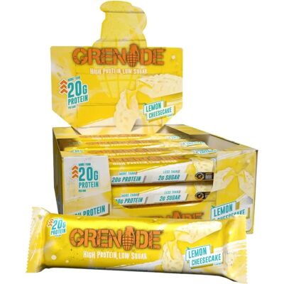 Grenade Carb Killa Lemon Cheesecake Protein Bar - 12 Pack Grenade Carb Killa Lemon Cheesecake Protein Bar - 12 Pack