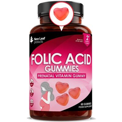 New Leaf Folic Acid Pregnancy Gummies - Vitamins New Leaf Folic Acid Pregnancy Gummies - Vitamins