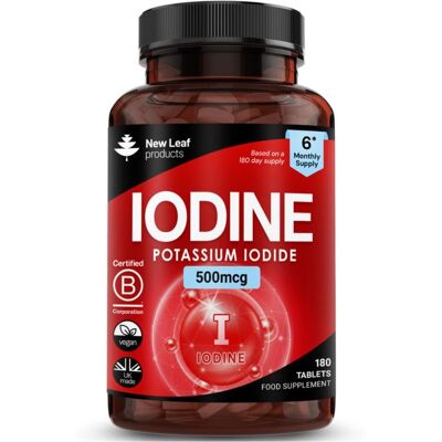 New Leaf Iodine Tablets - Vegan Support New Leaf Iodine Tablets - Vegan Support