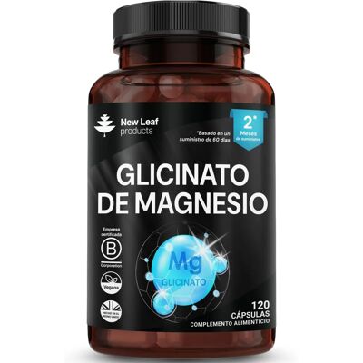 New Leaf - Magnesium Glycinate 1040mg - Bones New Leaf - Magnesium Glycinate 1040mg - Bones