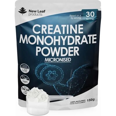 New Leaf Products Creatine Monohydrate Powder 150g - Supplement New Leaf Products Creatine Monohydrate Powder 150g - Supplement