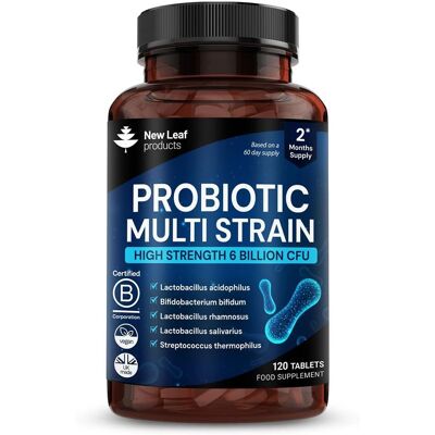New Leaf - Probiotic Multi Strain High Strength - Probiotic tablets New Leaf - Probiotic Multi Strain High Strength - Probiotic tablets