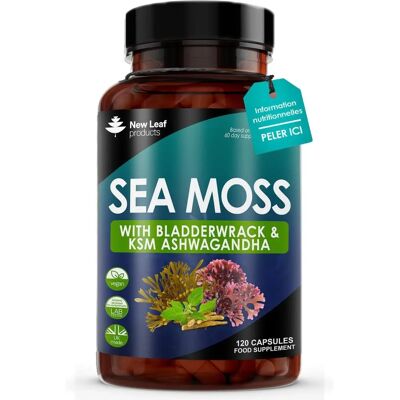 New Leaf Products KSM Ashwagandha 120 Vegan Capsules - Vegan Capsules New Leaf Products KSM Ashwagandha 120 Vegan Capsules - Vegan Capsules