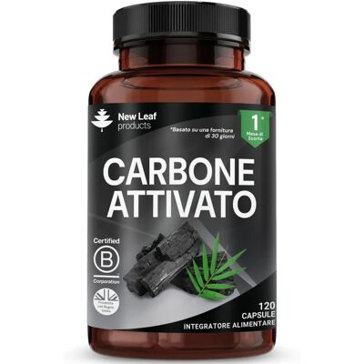 New Leaf - Activated Charcoal - 1040mg New Leaf - Activated Charcoal - 1040mg