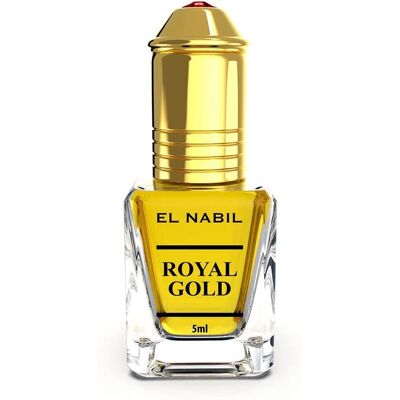 Huile de Parfum Royal Gold d'El Nabil - Parfum Élégant et Durable - Publicité Huile de Parfum Royal Gold d'El Nabil - Parfum Élégant et Durable - Publicité