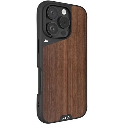 Mous - Limitless 6.0 - Walnut - Compatibilidade MagSafe - Capa de telefone Mous - Limitless 6.0 - Walnut - Compatibilidade MagSafe - Capa de telefone