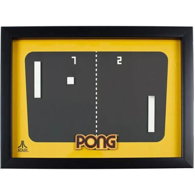 Art mural Atari Pong - Collection Pong - Décoration rétro pour jeux - Publicité Art mural Atari Pong - Collection Pong - Décoration rétro pour jeux - Publicité