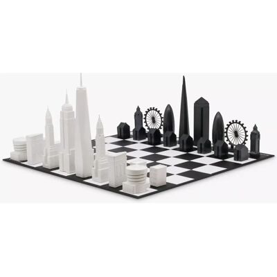 Skyline Chess - NYC-London - Acrylic - 32-piece - Chess Set Skyline Chess - NYC-London - Acrylic - 32-piece - Chess Set