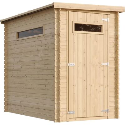 Timbela Gartenschuppen - 2,63 m² - Wetterfester Holzschuppen - A198x239x144 cm Timbela Gartenschuppen - 2,63 m² - Wetterfester Holzschuppen - A198x239x144 cm