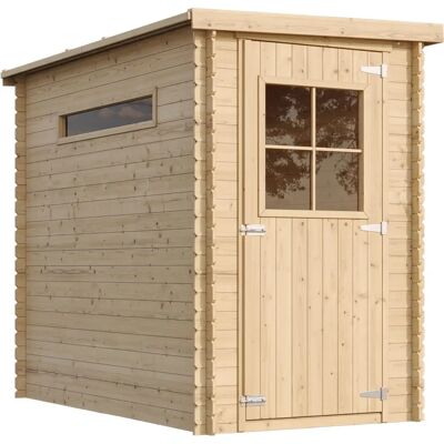 Timbela Gartenschuppen - Holz 2,63m² mit Fenstern & Boden Timbela Gartenschuppen - Holz 2,63m² mit Fenstern & Boden
