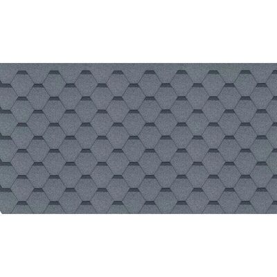 Timbela Tuiles Hexagonales Rock Gris - 3 m² - Publicité Timbela Tuiles Hexagonales Rock Gris - 3 m² - Publicité