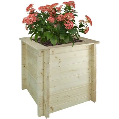 Jardinera Timbela - Maceta elevada de madera - 58x58x57cm - Macetas exteriores Jardinera Timbela - Maceta elevada de madera - 58x58x57cm - Macetas exteriores