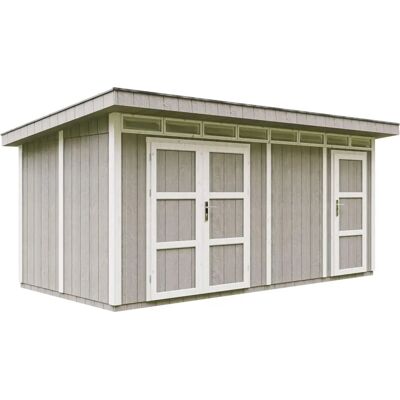 TIMBELA Puutarhavaja - Kestävä, 8,52+2,95m² TIMBELA Puutarhavaja - Kestävä, 8,52+2,95m²