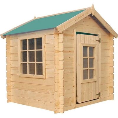 Casa de madera para niños Timbela - Casa de jardín - 111x113x121 cm Casa de madera para niños Timbela - Casa de jardín - 111x113x121 cm