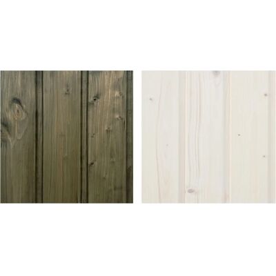 Timbela - 5L Blanco y Musgo - Blanc - Wood impregnant set - Publicité Timbela - 5L Blanco y Musgo - Blanc - Wood impregnant set - Publicité
