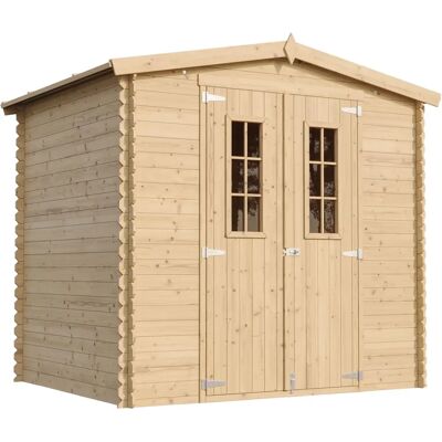 Timbela Garden Shed with Windows - 226x236cm - 4.33m² - Wooden Storage Timbela Garden Shed with Windows - 226x236cm - 4.33m² - Wooden Storage