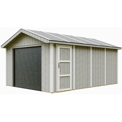 Timbela M991B Garage Premium 17 m² - pour voitures, motos, vélos, machines de jardin - Publicité Timbela M991B Garage Premium 17 m² - pour voitures, motos, vélos, machines de jardin - Publicité